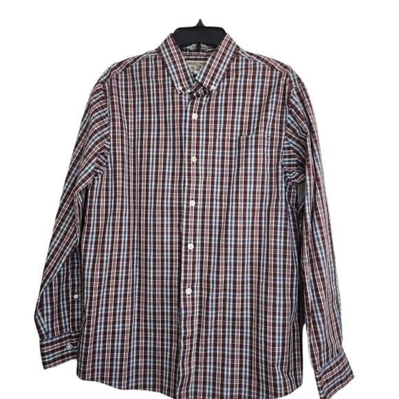 Duluth Trading Co. Men's Long Sleeve Button Down Shirt Size M NWT - Picture 1 of 5